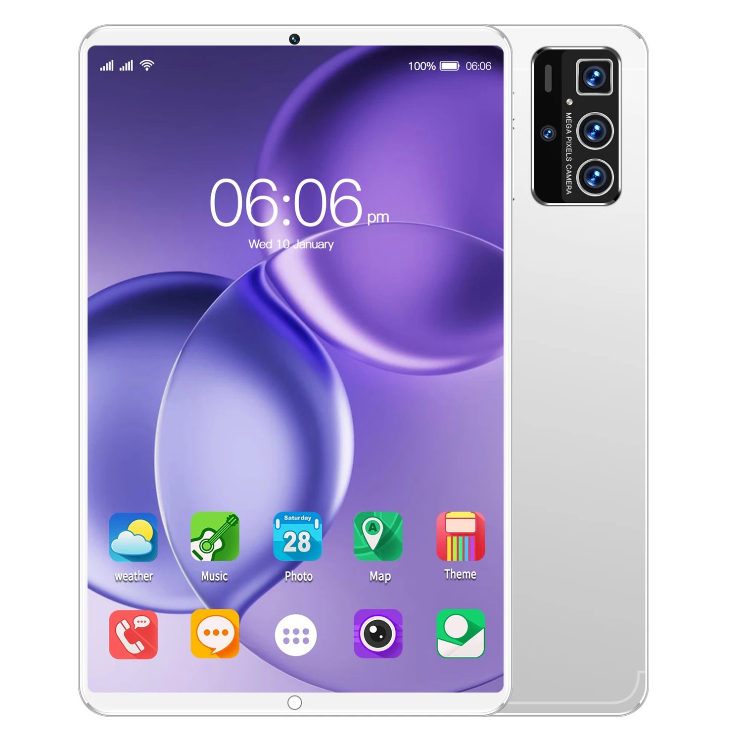 12 Inch Dual SIM Android Tablet  16GB+1TB 14 Pro Pro Branded Educational Phone Call Feature