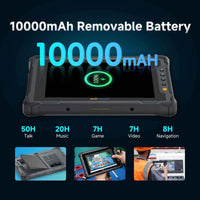 ONERugged M80T Rugged Tablet, 8 Inch  Android Industrial  PC, 550 Nits, IP65 Waterproof, 10000mAh Battery,  NFC/Barcode Scanner
