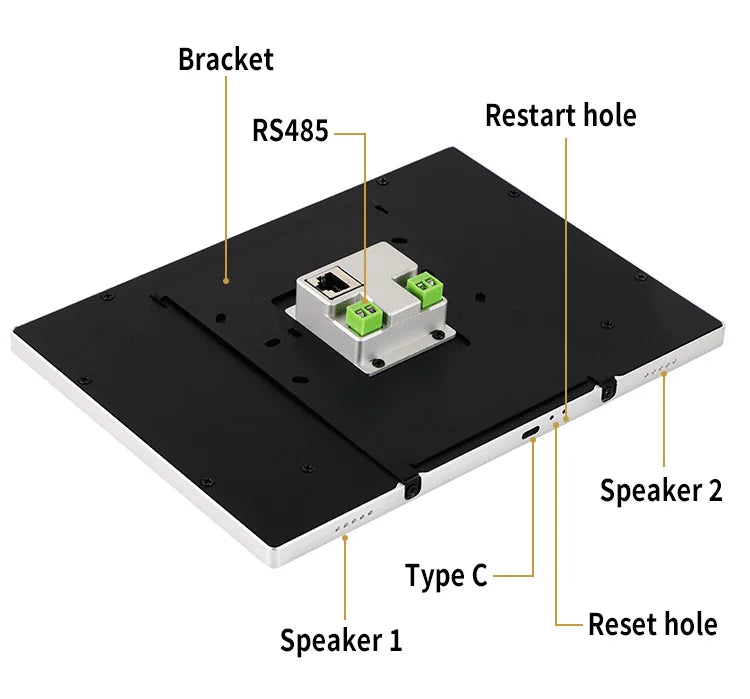 [Hot Cake]YC-SM10P Smart Home Tablet 10 Inch 2GB 32GB Android 11 RJ45 POE Tablet Inwall Mount