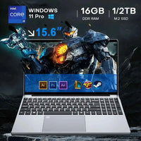 15.6" Intel Core i9 Gaming Laptop – 16GB RAM | FHD IPS | Fingerprint | Windows 11 | Metal Build