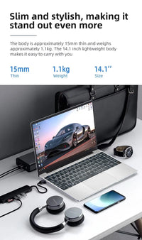 2025 Office Laptop Windows 11 Intel Atom x7 A3950 Notebook PC Gamer 12GB RAM 512GB 1TB SSD 1920*1080 Office Computer