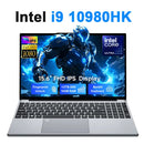 Portable 15.6" Gaming Laptop — Intel Core i9-10980HK/i9-9900U, 16GB RAM, Fingerprint Unlock