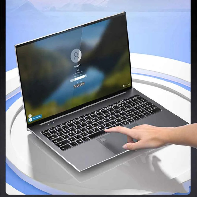 15.6 INCH Windows 10 Home 64 Bit Laptop PC 8GB DDR4 RAM 256GB SSD ROM Intel Celeron J4125 CPU 1920*1080 IPS 2×USB 3.0