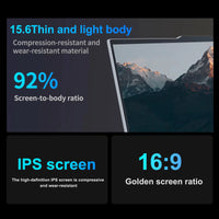 15.6" Laptop — Intel Core i7, 16GB DDR4, Up to 2TB SSD, Windows 11