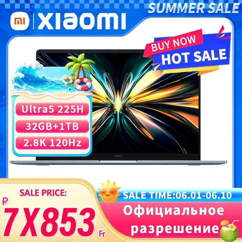 REDMI Book Pro 14 2025 Ultra5-225H/Ultra7-255H 16GB/32GB +1TB 14inch 2.8K 120Hz