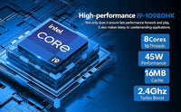Portable 15.6" Gaming Laptop — Intel Core i9-10980HK/i9-9900U, 16GB RAM, Fingerprint Unlock