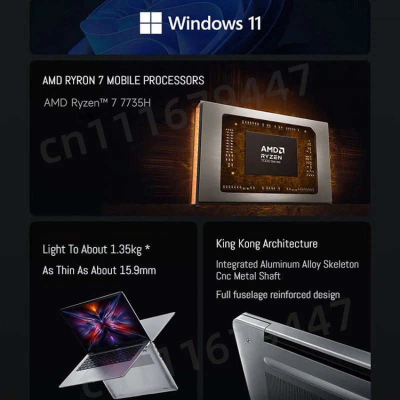 RedmiBook 14 / 16 — Ryzen 5/7, 16GB RAM, 512GB SSD (International Model)