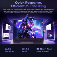 CHUWI CoreBook Plus 16 Inch AMD Ryzen 5 Laptop Up to 4.0GHz FHD Screen 16GB RAM 512GB SSD Metal Body Notebook With Cooler