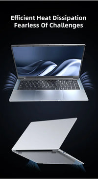 15.6" Office Laptop — Intel Atom x7, 12GB RAM, Up to 2TB SSD, Windows 11