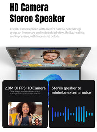 CRELANDER Dual Screen Laptop 14+14 Inch 2K Touch Screen Notebook Intel N95 CPU 360 Degree Flip Metal Case 2 in 1 Laptop Computer