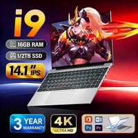Intel Core i9 Laptop – 16GB RAM | Windows 11 Pro | 90Hz FHD | Gaming & Work