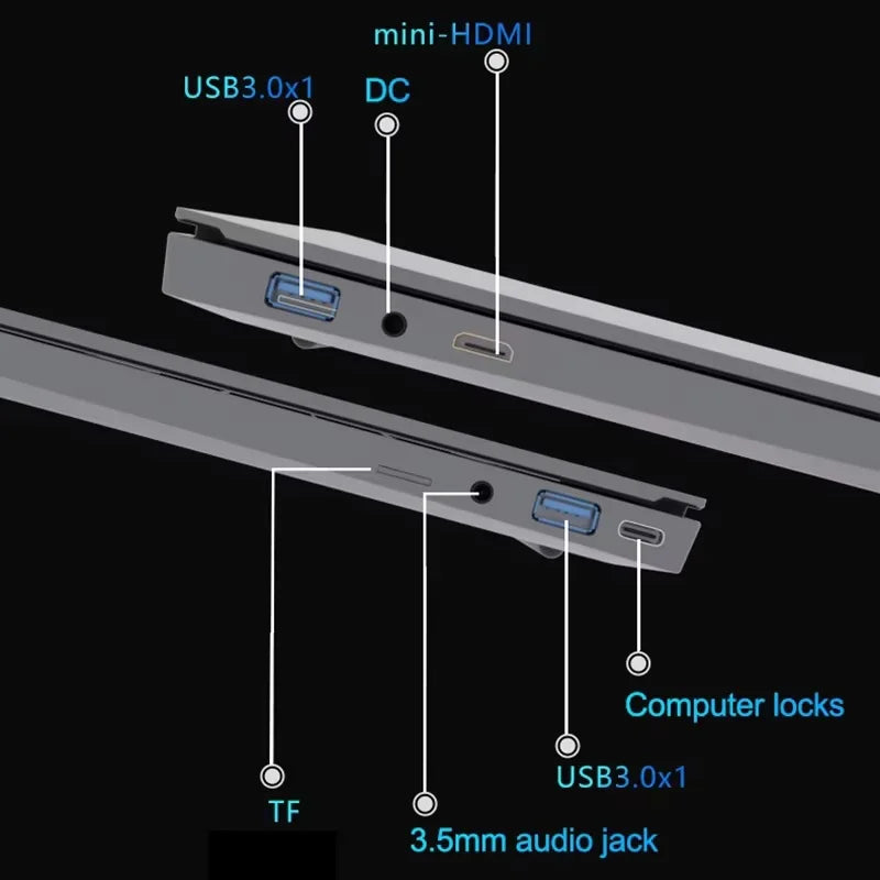 15.6“ Gaming Laptop Computer Intel i9 10980HK i3 6100 Laptop PC Gamer 16GB RAM 1TB SSD Fingerprint Unlock Notebook PC Backlight